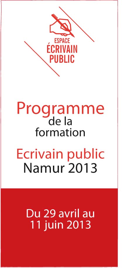 Formation « Ecrivain-e public-que » en 2013 - PAC